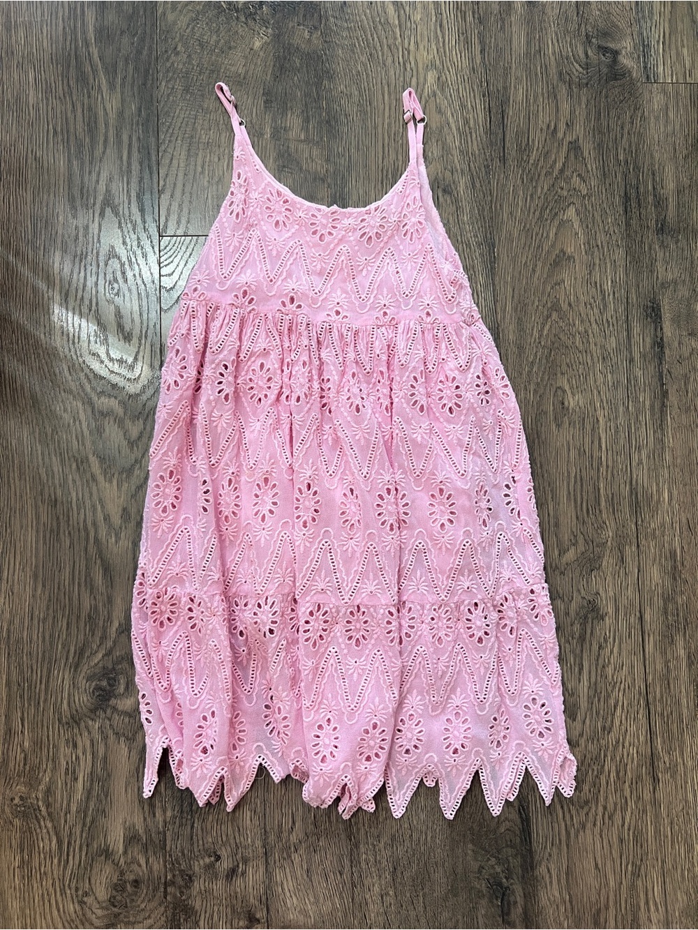 Peek Pink Eyelet Sundress - Size 4/5